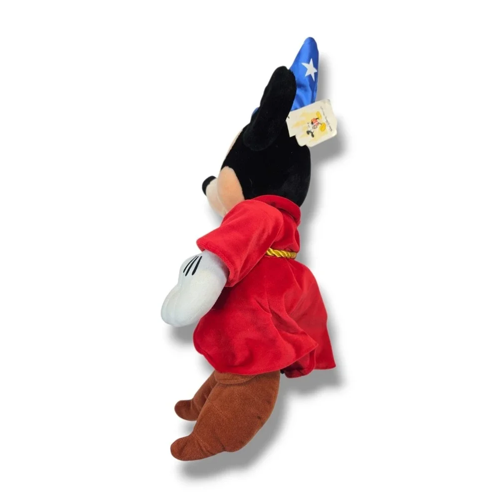 VTG Walt Disney World SORCERER Mickey Mouse 20 Inch Stuffed Toy Plush Y2K 2000